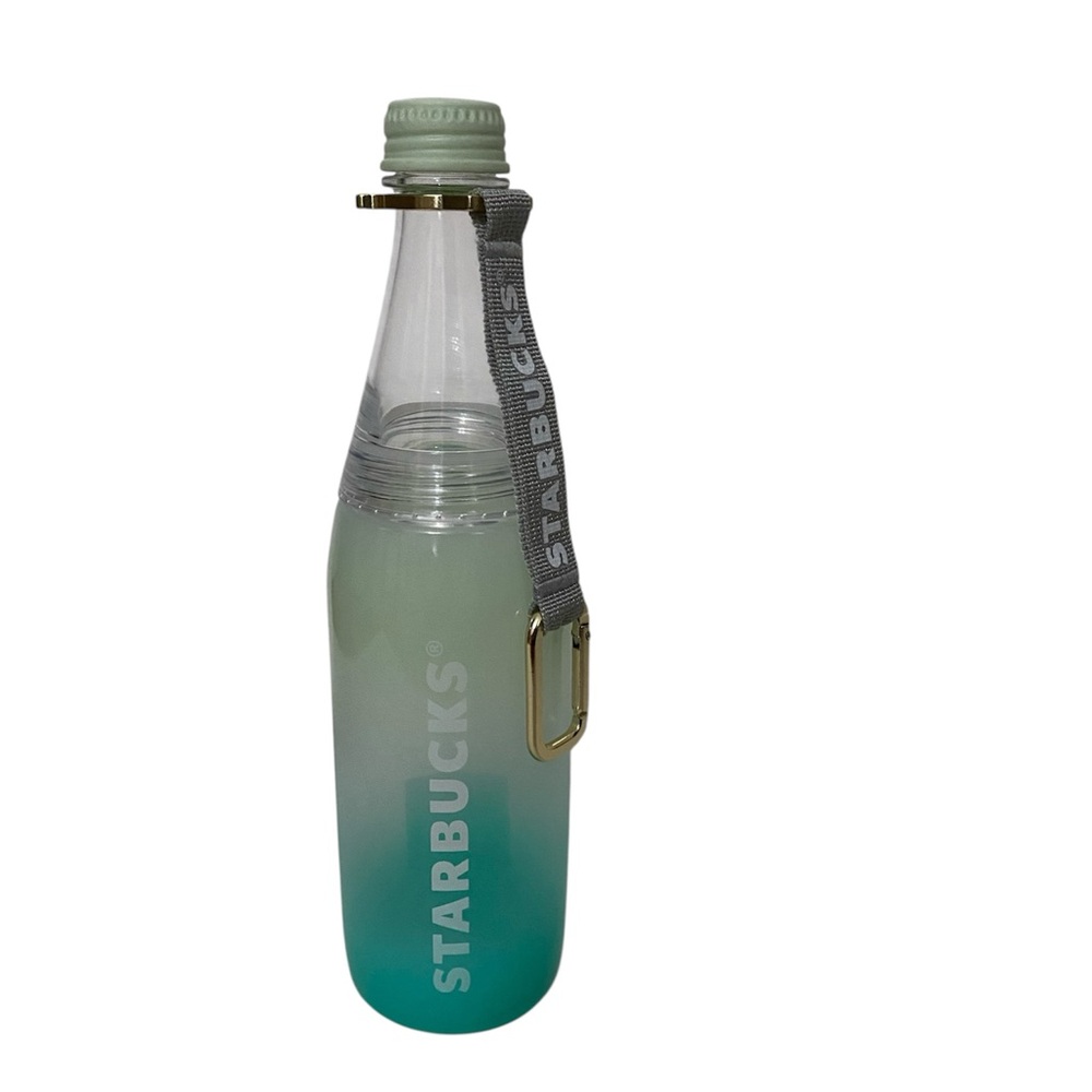 NWOT Starbucks Happy Camp Teal Gradient Water Bottle China